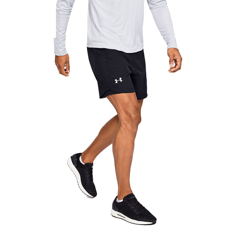 Under Armour Qualifier SpeedPocket 7 inch Shorts 'Black' 1326600-001