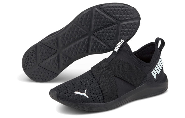 (WMNS) PUMA Prowl Slip On Low-Top Sneakers Black 193078-14