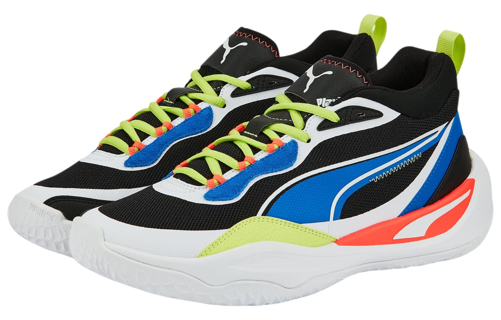 PUMA Playmaker 'Black Royal Lime' 385841-04