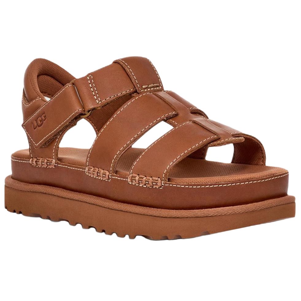 (WMNS) UGG Goldenstar Strap Platform Sandal 'Tan' 1154650TAN