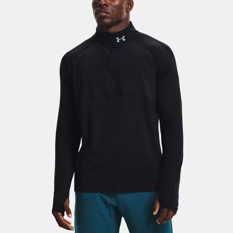 Under Armour Qualifier Run 2.0  Zip Sweatshirt 'Black' 1365662-001