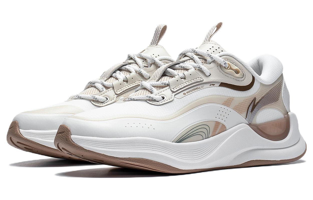 (WMNS) Li-Ning Yunji 'White Grey Brown' AGLS108-4