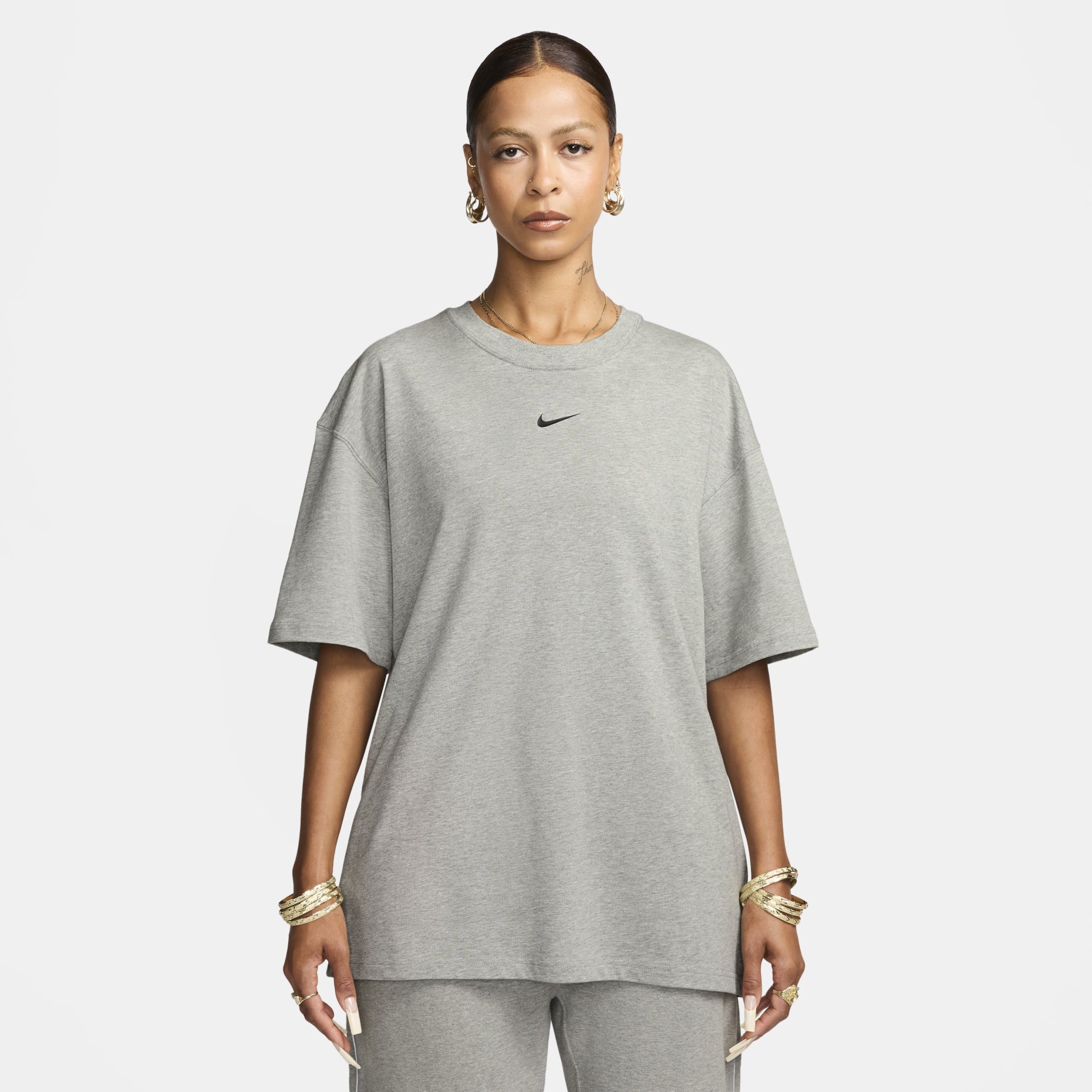 Nike x NOCTA Drake Cardinal Stock T-shirt 'Dark Grey' FN7663-063