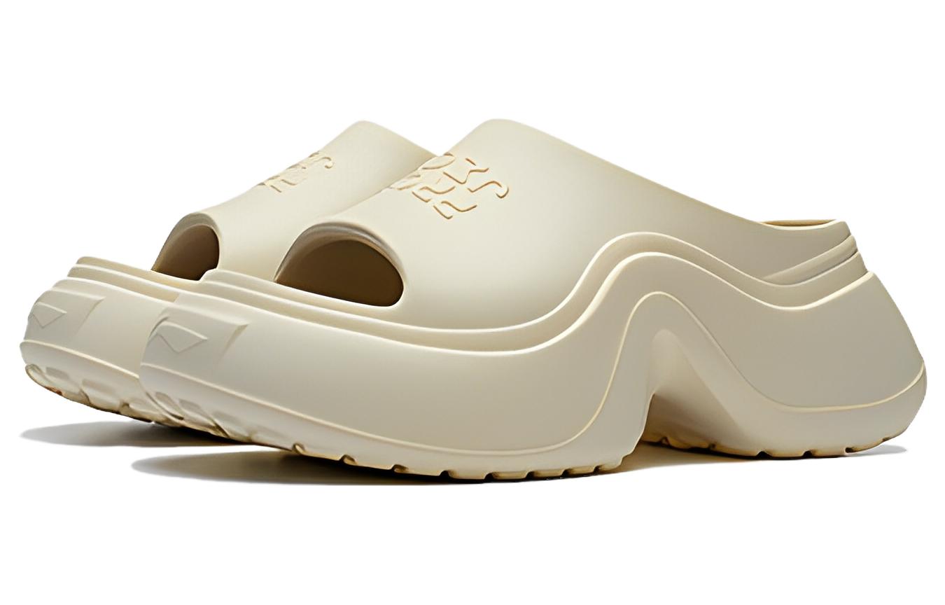 (WMNS) Li-Ning Project* Slide Stylish Slippers 'Khaki' AGAT016-1