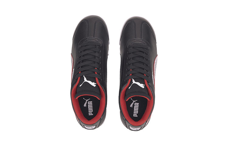 (GS) PUMA Scuderia Ferrari Roma Low Running Shoes Black/White 339973-01
