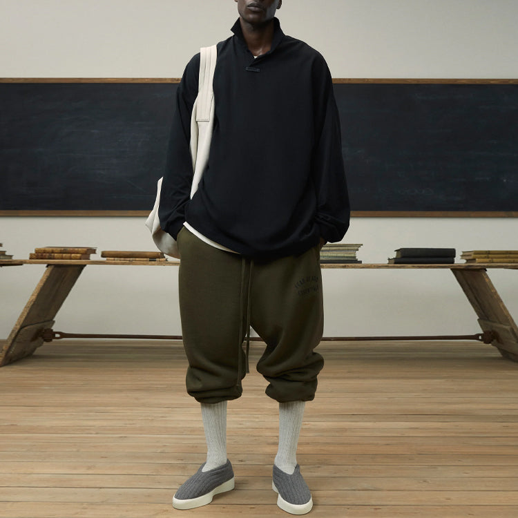 Fear of God Essentials Fleece Sweatpant 'Olive' 130BT242024F