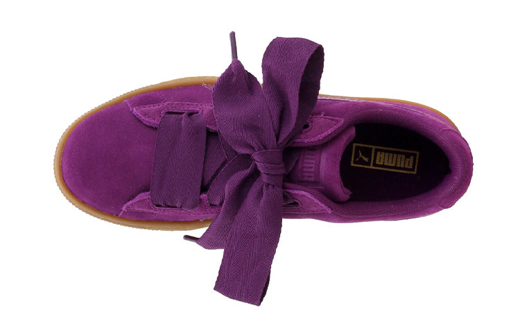 (GS) PUMA Suede Heart SNK 'Dark Purple' 364918-01
