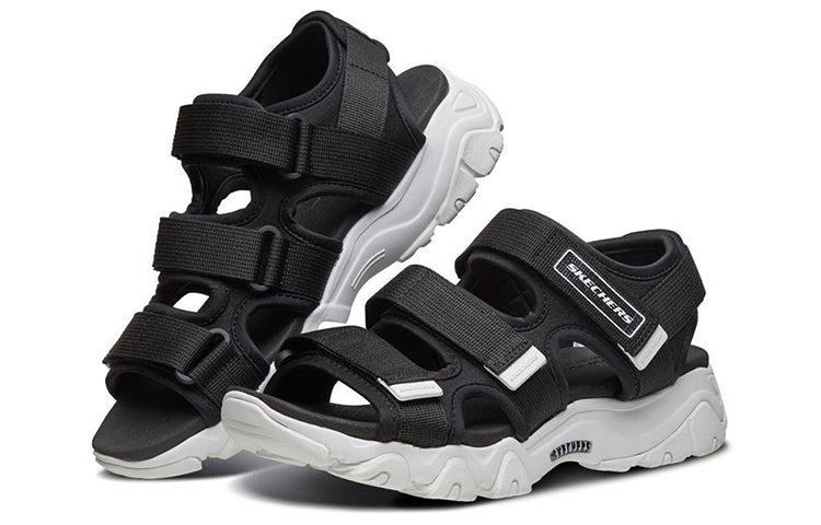 (WMNS) Skechers D'lites 2.0 Sandals Black 88888342-BLK