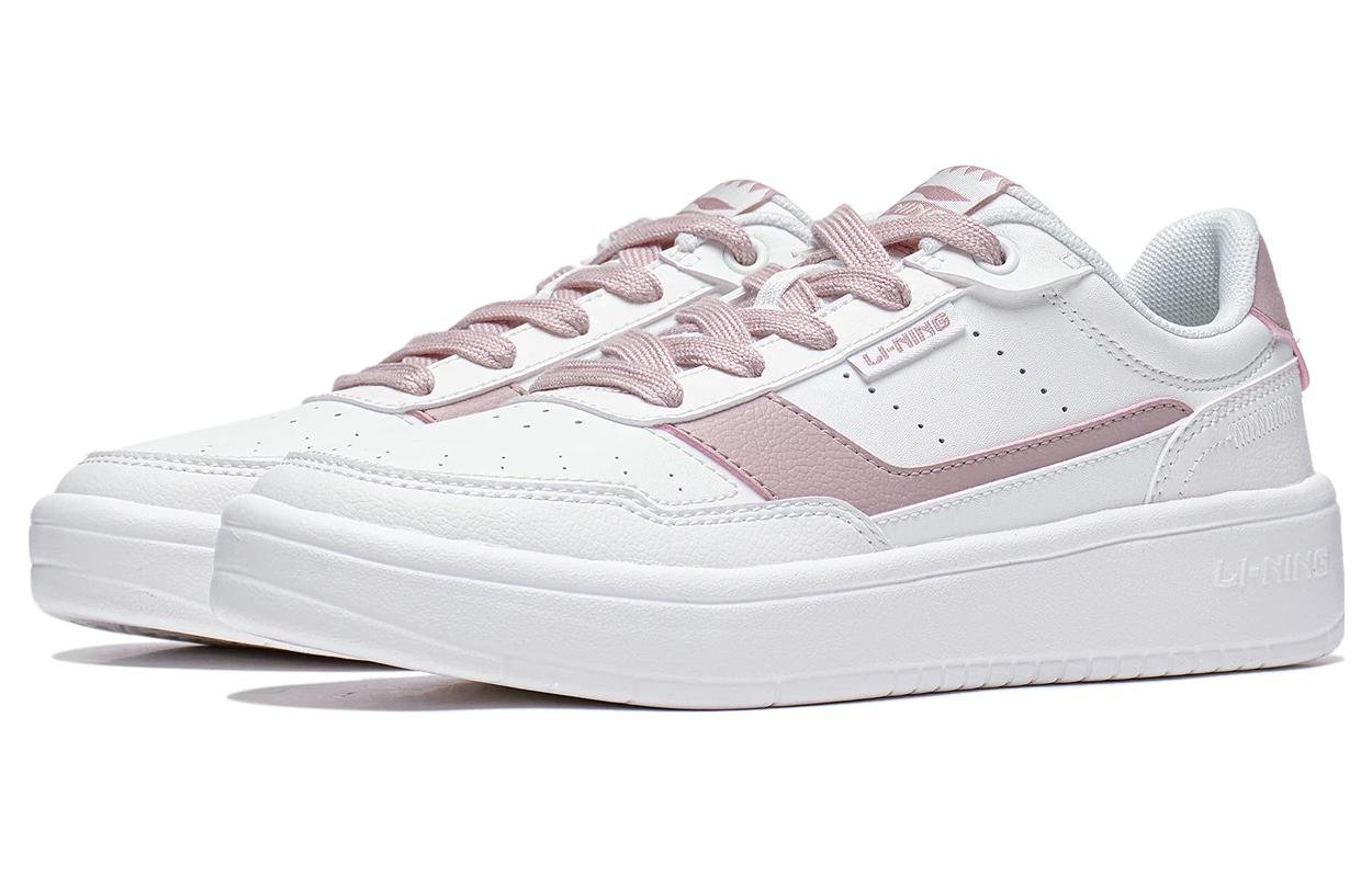 (WMNS) Li-Ning Qingyi Skate Shoes 'White Pink' AGCT402-3