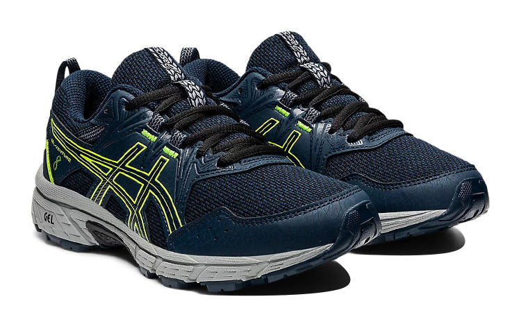(GS) ASICS Gel-Venture 8 'French Blue Hazard Green' 1014A141-406