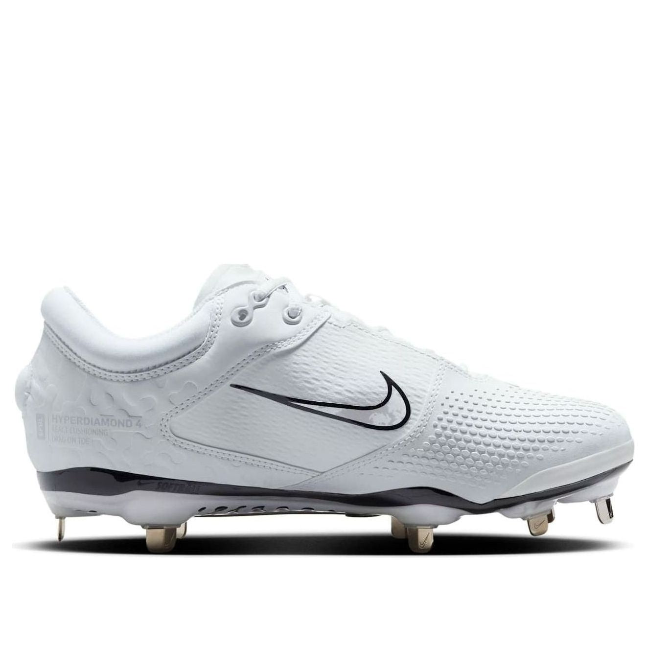 (WMNS) Nike Hyperdiamond 4 Elite 'White Pure Platinum Black' FZ0923-102