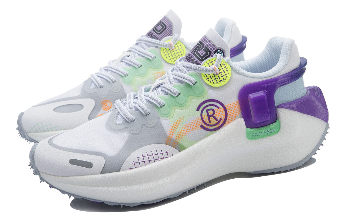 (WMNS) Li-Ning Wind Range Essential 'White Grey Purple' ARHR054-1