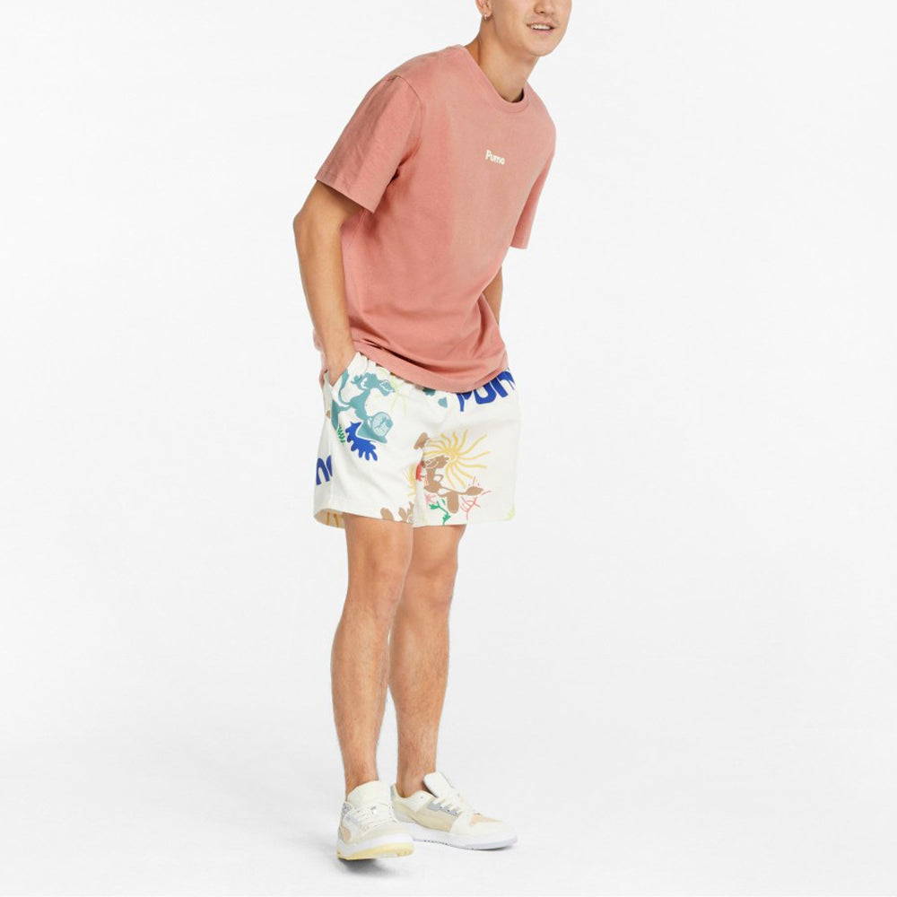 PUMA Adventure Planet Graphic Tee 'Pink' 533485-24