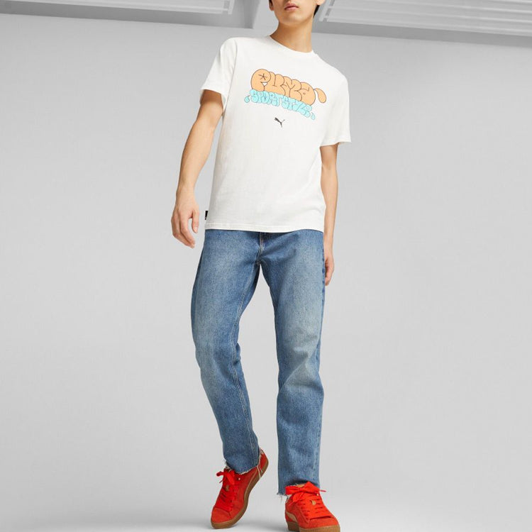 PUMA Graphics Graffiti T-Shirts 'White' 622553-02