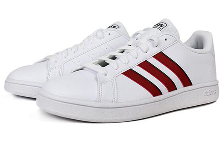 adidas neo Grand Court 'Black White Red' EG5939
