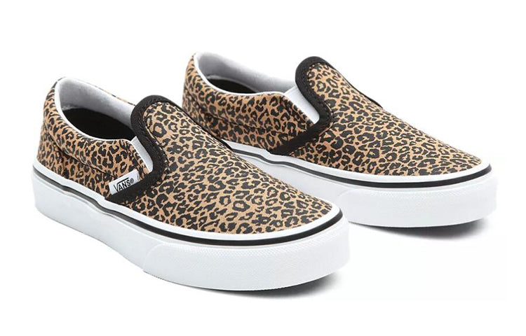 Vans slip-on GS Leopard Print Yellow/White VN0A4UH8YS5