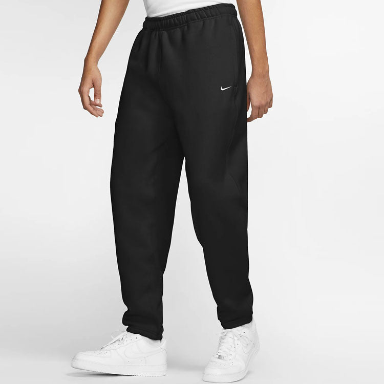 Nike Lab Solid Color Thermal Track Pants For Men Black DA0330-010