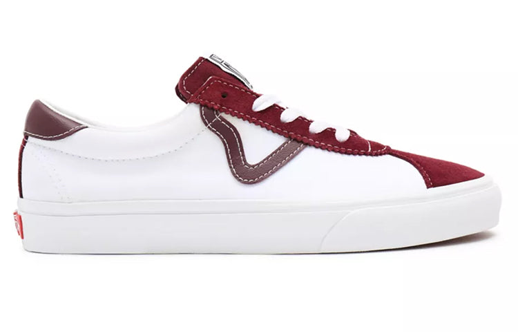 Vans Sport Lightweight Breathable Low Top Casual Skate Shoes White Red VN0A4BU69YI