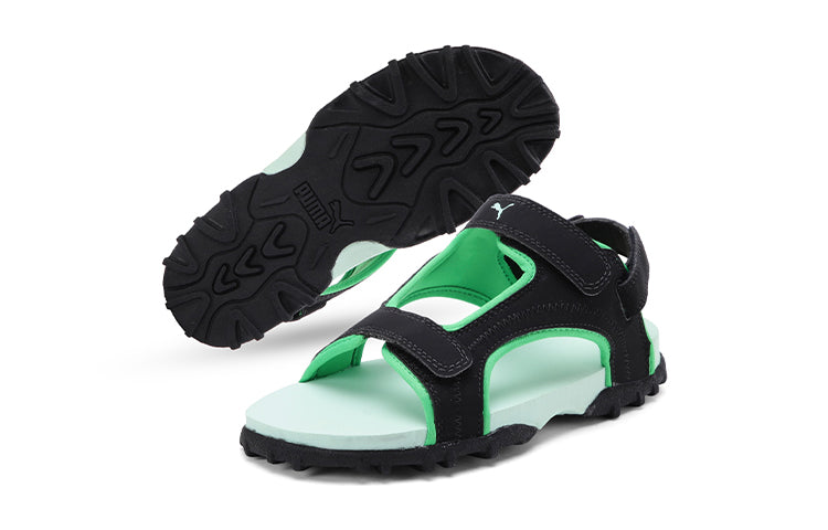 (PS) PUMA Bambi Ps Idp Sandal K Black/Green 339839-02
