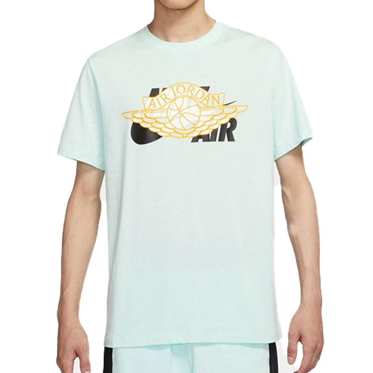 Air Jordan WINGS Short Sleeve Men's Blue CU1980-330