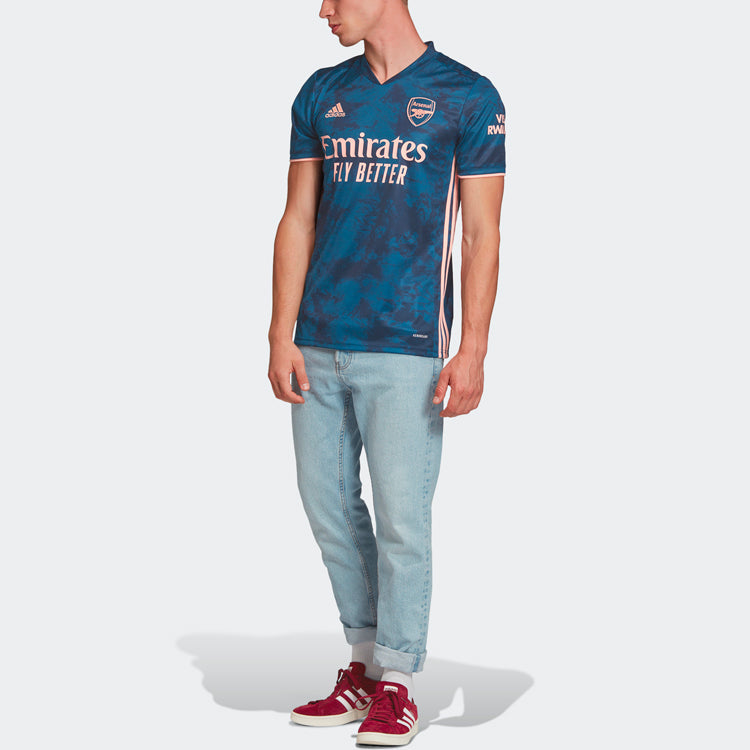 adidas Sports Soccer/Football Jersey SW Fan Edition 20-21 Season Arsenal Away Blue GH6653