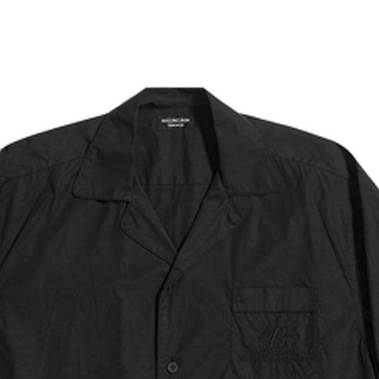 Balenciaga Long Sleeve Shirt Medium Fit 'Black' 658844TEM161000
