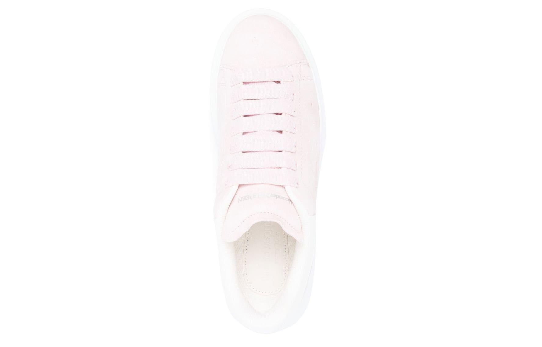 (WMNS) Alexander McQueen Suede Oversized Sneaker 'Light Pink' 650792WIA5E5738