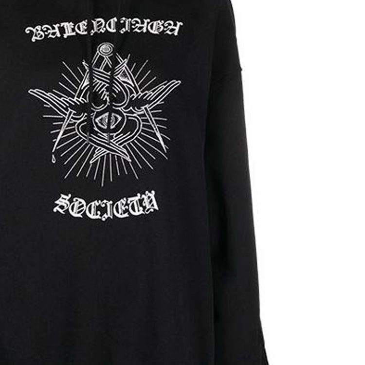 Balenciaga Free Your Mind Hoodie 'Black' 641529TJU791000