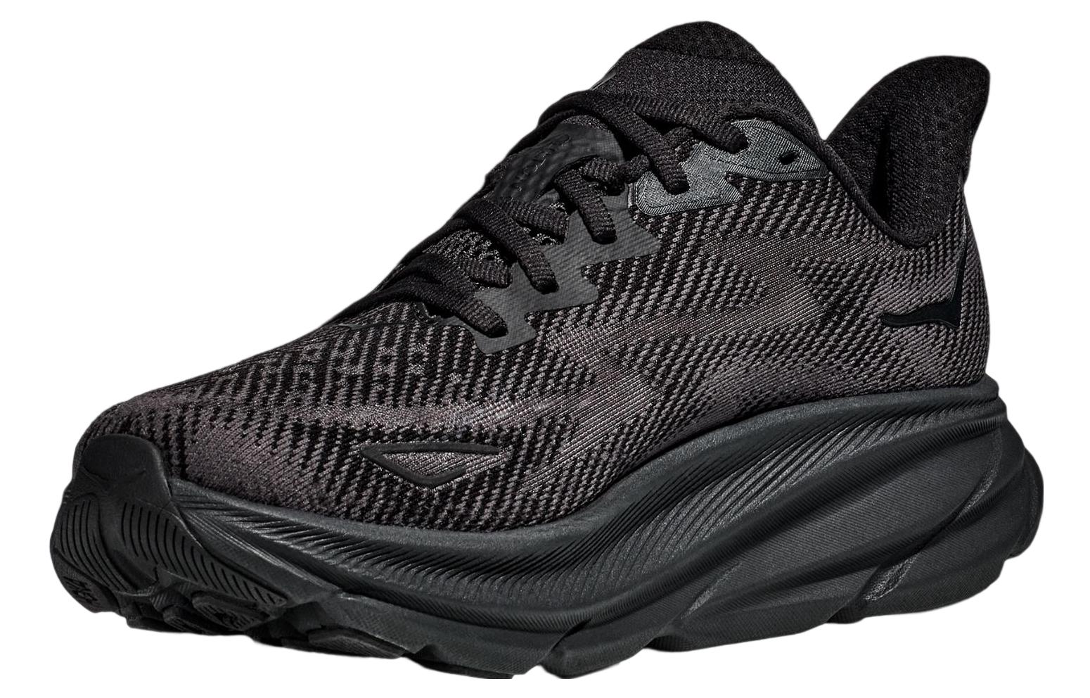 HOKA ONE ONE Clifton 9 Wide 'Triple Black' 1132210-BBLC