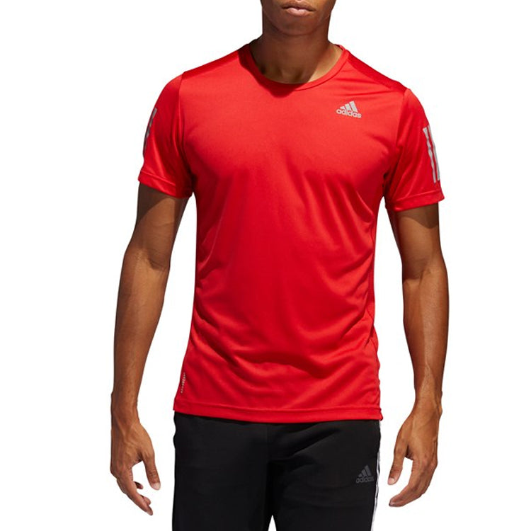 adidas Own The Run Tee Running Short Sleeve Red FL6944