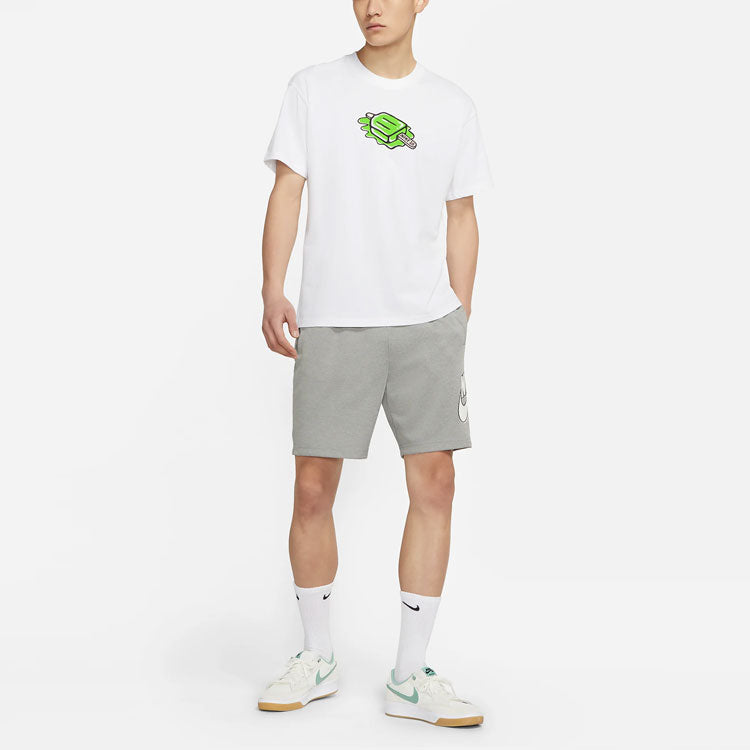Nike SB Casual Sports Round Neck Skateboard Short Sleeve White DD1317-100