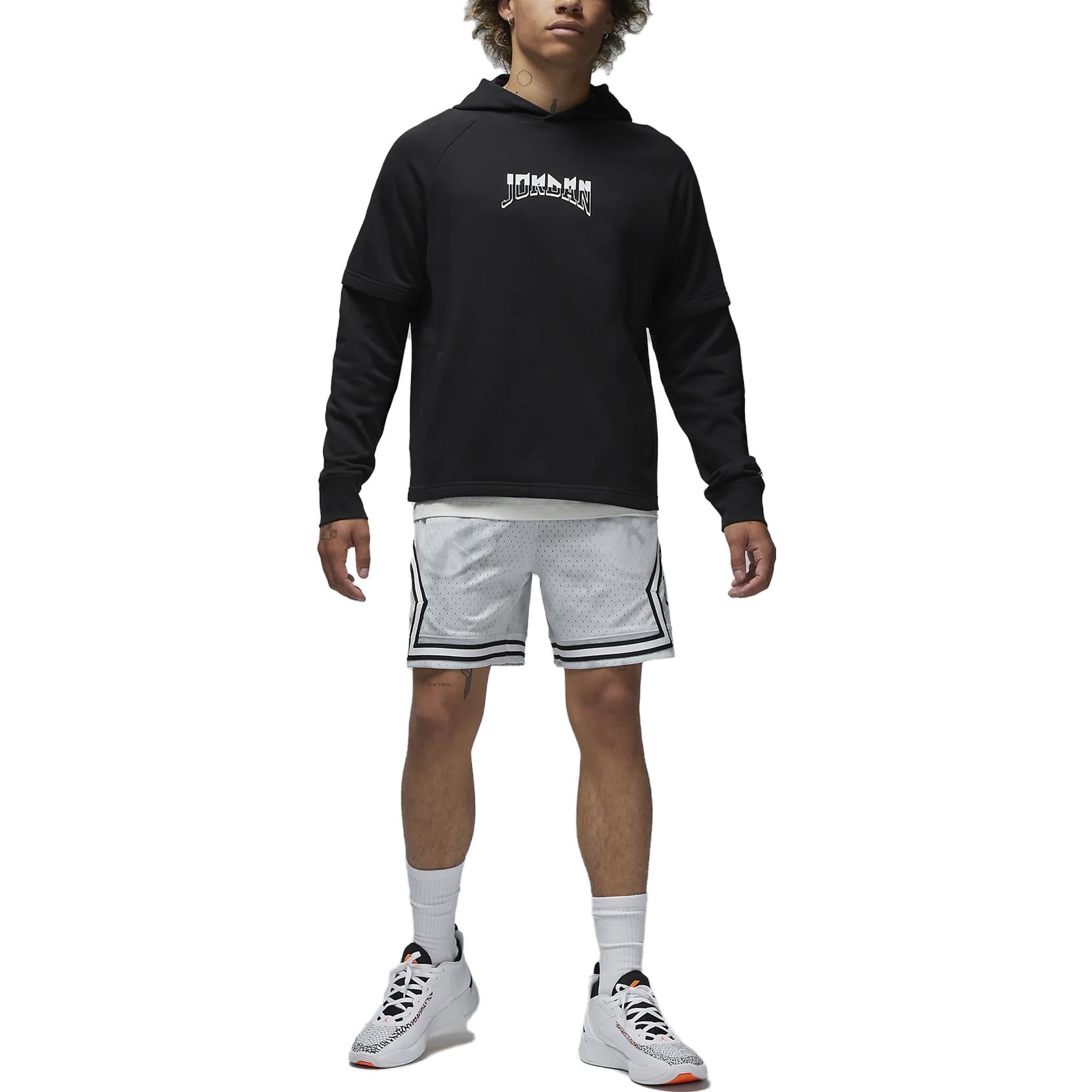 Air Jordan Dri-FIT Sport Graphic Fleece Pullover Hoodie 'Black' FB7570-010