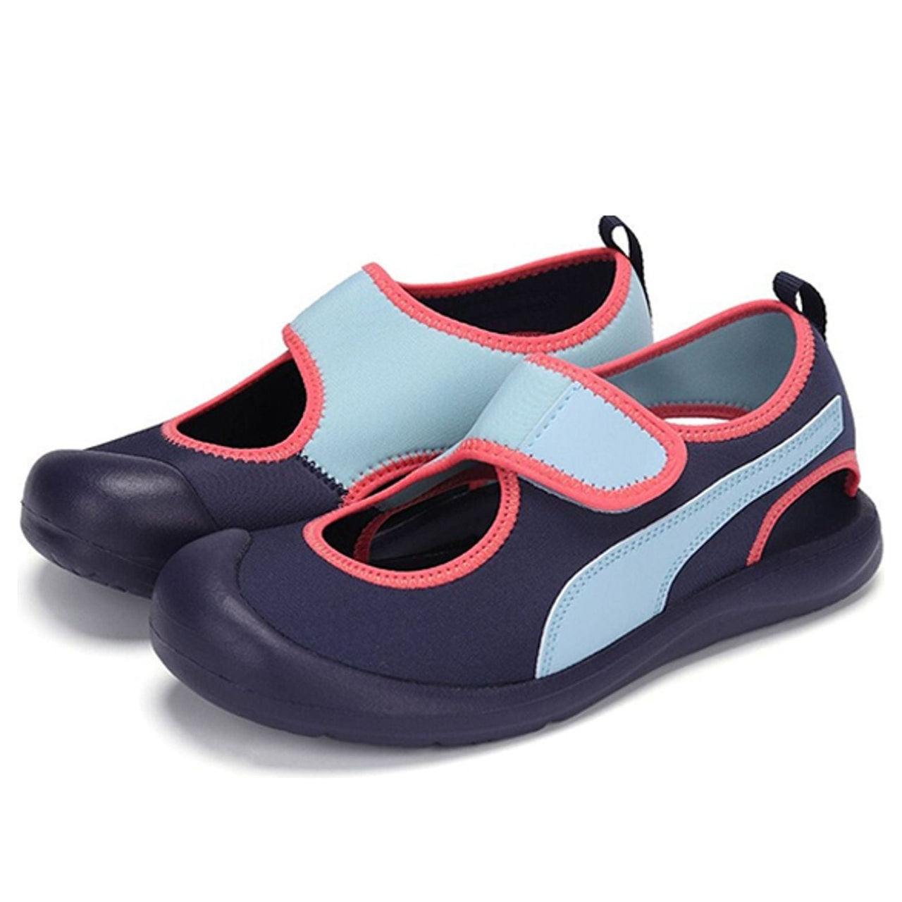 (GS) PUMA Aquacat 'Black Teal Pink' 372157-03