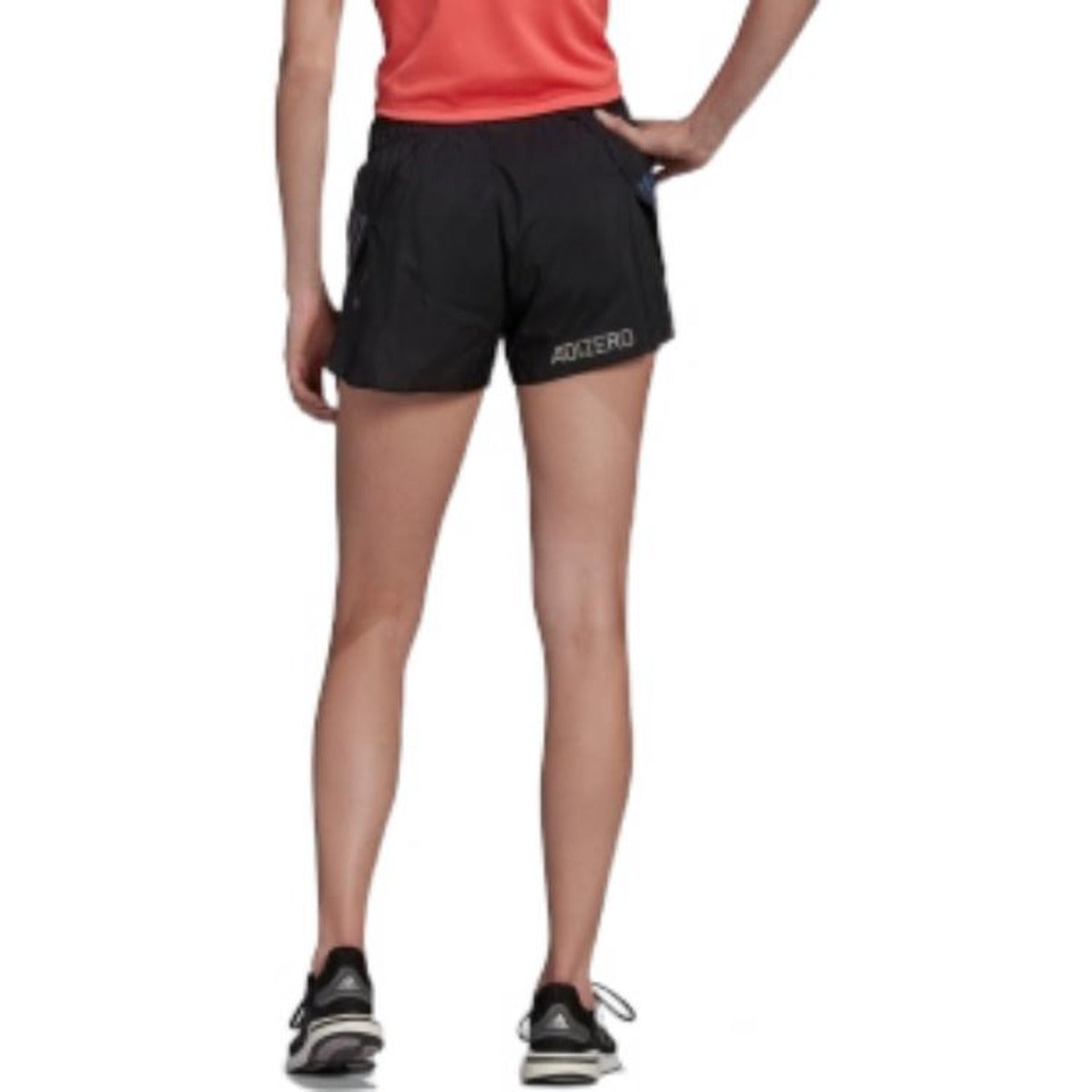 (WMNS) adidas Adizero Running Split Shorts Asia Sizing 'Black Blue' HC7985