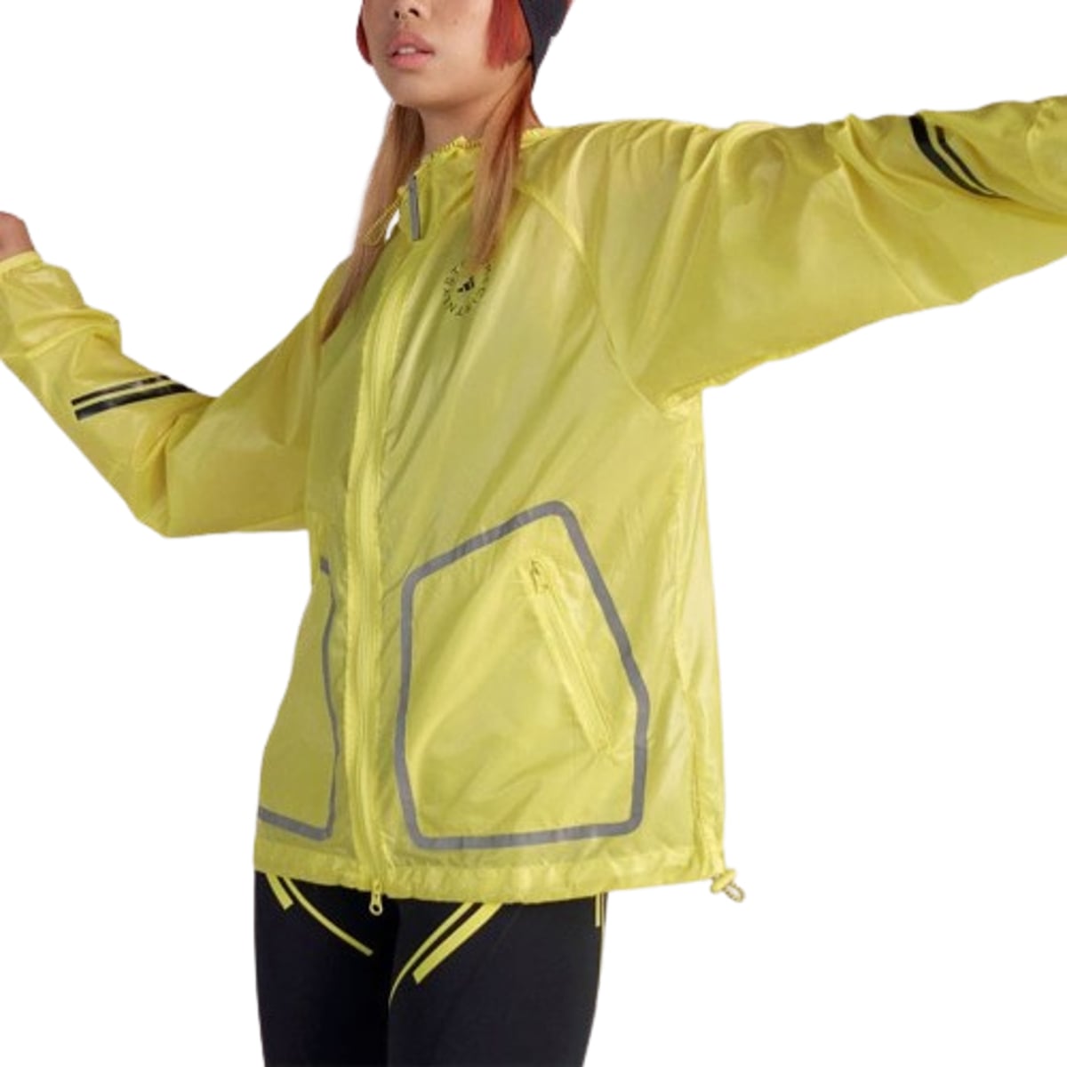 (WMNS) adidas by Stella McCartney TruePace Running Jacket Asia Sizing 'Yellow' HS8197