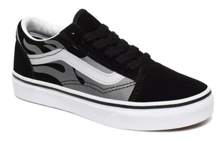 Vans Suede Flame Old Skool 'Black Grey' VN0A4UHZWKJ