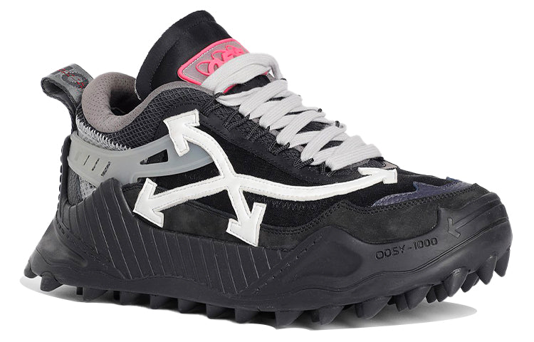 (WMNS) Off-White ODSY-1000 Low 'Black' OWIA180F198000761001