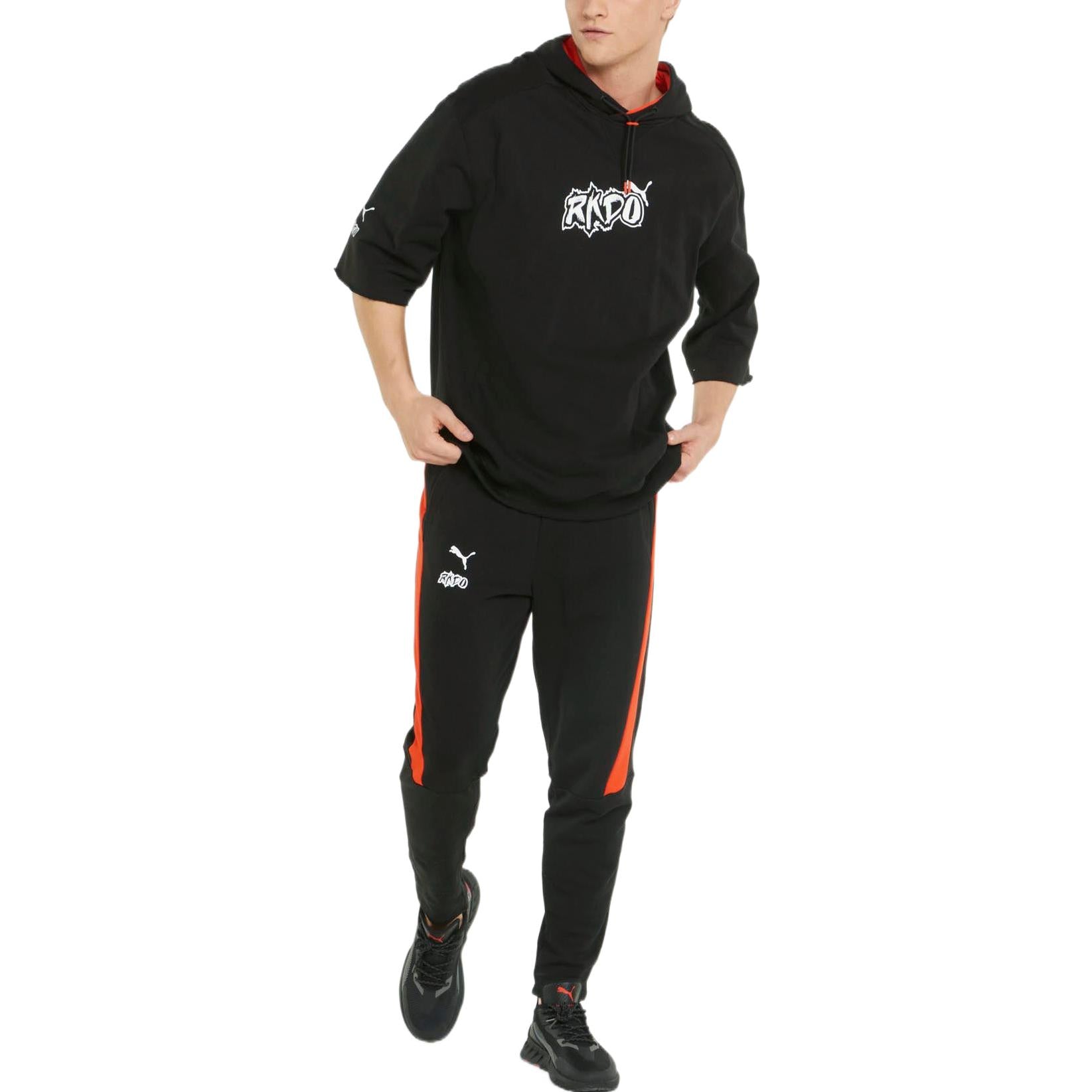 PUMA Rkdo Short Sleeve Hoodie 'Black' 533981-01