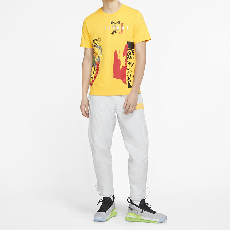 Air Jordan Sport Dna Short Sleeve Men's Yellow CJ6224-728