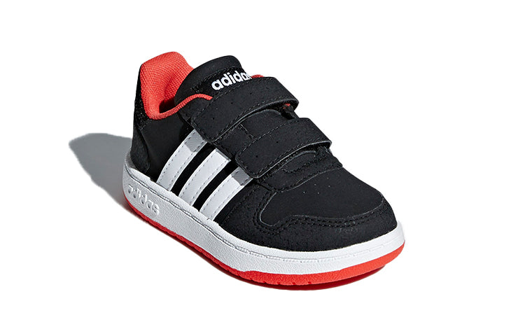 (TD) adidas Hoops 2.0 'Black White Red' B75965