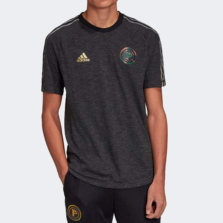 adidas Pp Tec Tee Pogba Soccer/Football Sports tournament Short Sleeve Black FI0713