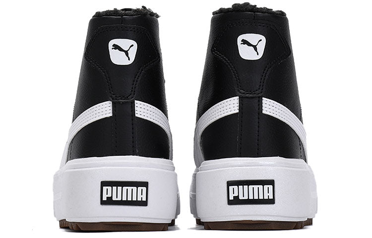 (WMNS) PUMA Kaia Mid 'Fur - Black' 385341-01