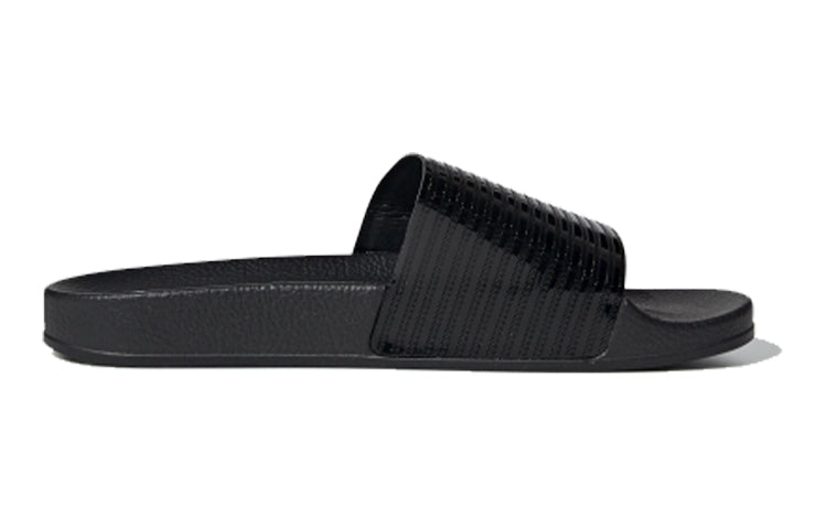 (WMNS) adidas originals Adilette W 'Black' F33934