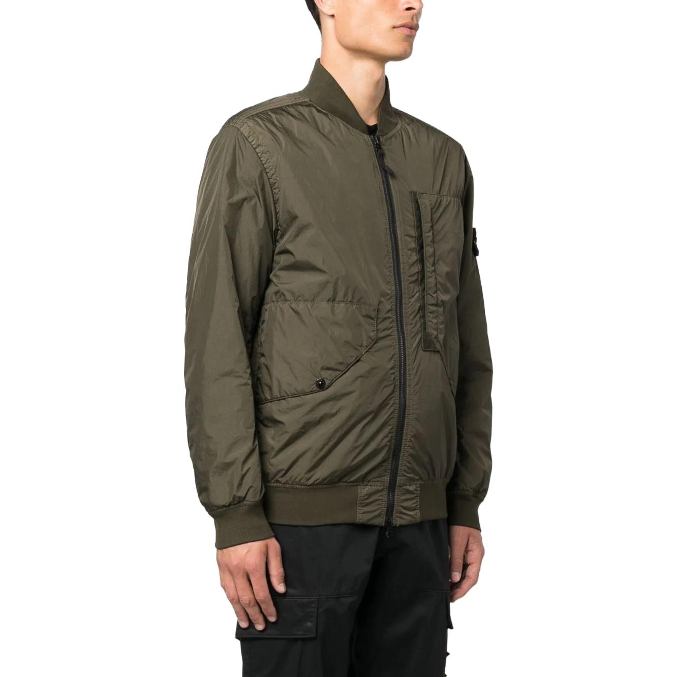 STONE ISLAND Plain Logo Down Jackets 'Olive Green' 791540923V0058