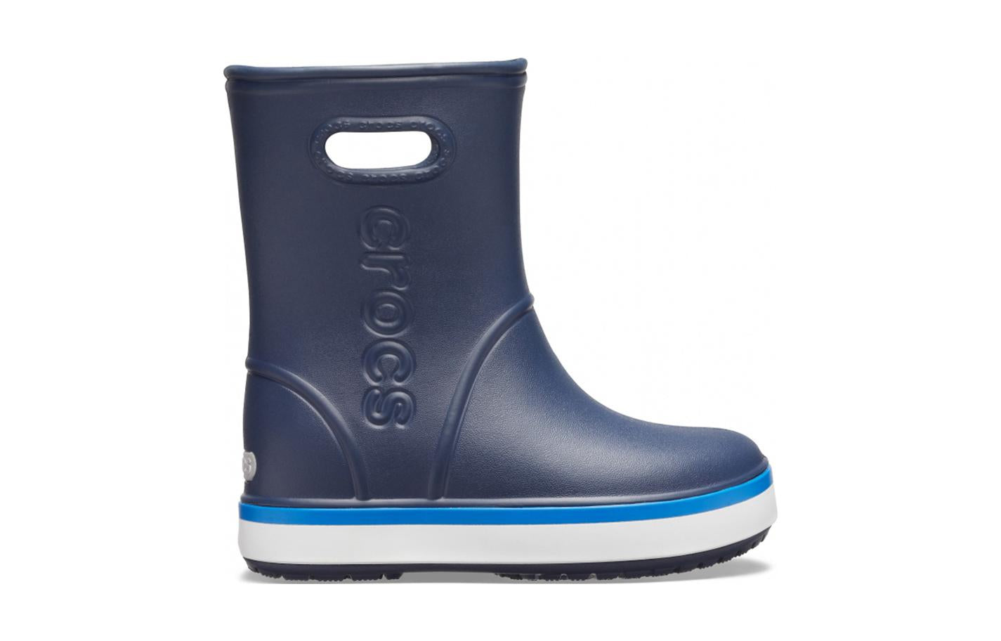 (GS) Crocs Rain Boots 'Navy Bright Cobalt' 205827-4KB