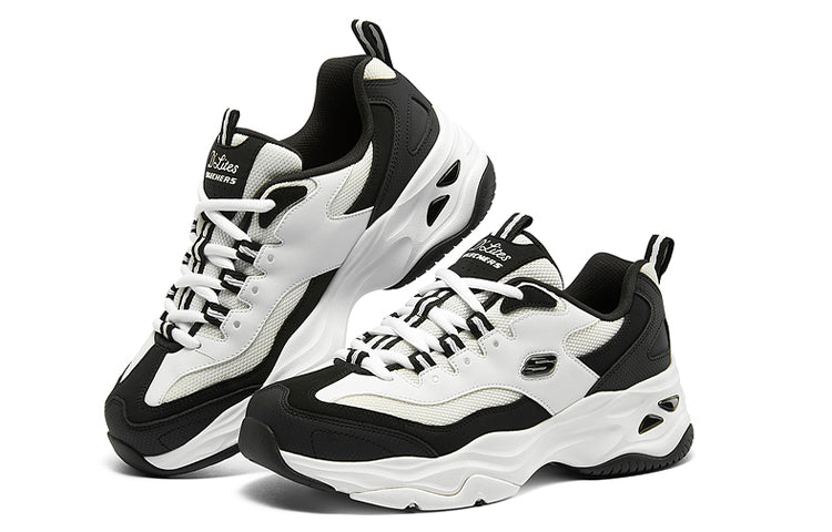 (WMNS) Skechers D'Lites 4.0 'Black White' 149492-BKW