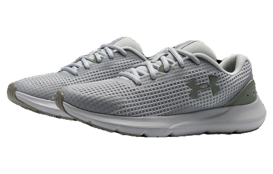 (WMNS) Under Armour Surge 3 'Halo Grey Grove Green' 3024894-115