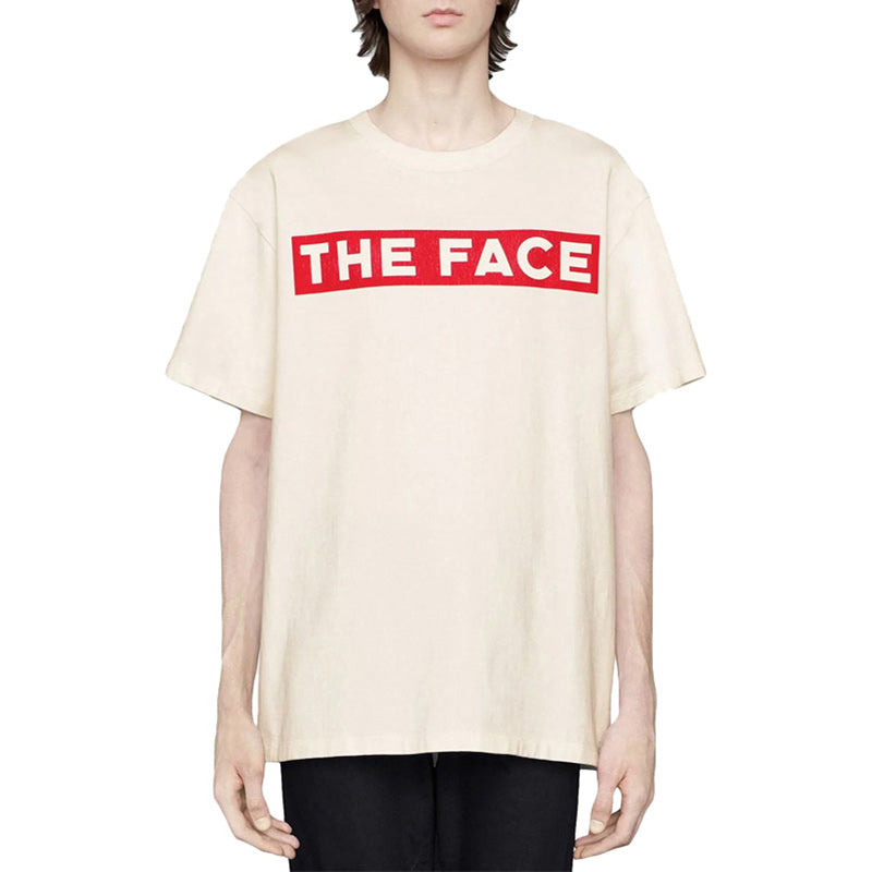 Gucci 'The Face' Cotton T-Shirt 'Off White' 565806-XJBCS-9577