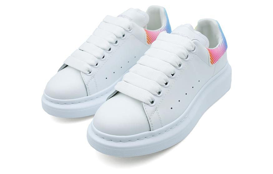 (WMNS) Alexander McQueen Larry Oversized Low-Top Sneakers 'White Multi' 708070WICG49035