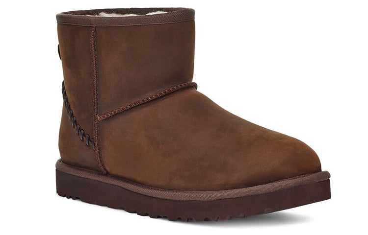 UGG Classic Mini Deco Snow Boots Brown 1115050-CHE